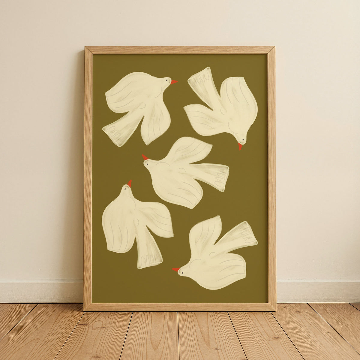 Dove Kids Art Print