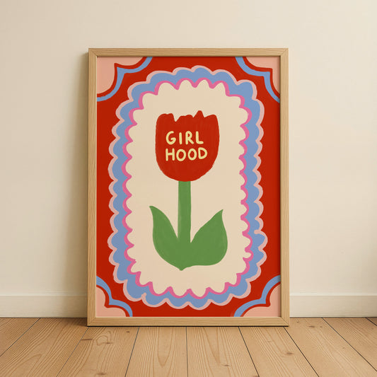 Girlhood Kids Art Print