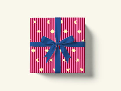 Stripes & Stars Gift Wrap