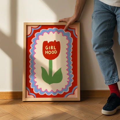 Girlhood Kids Art Print