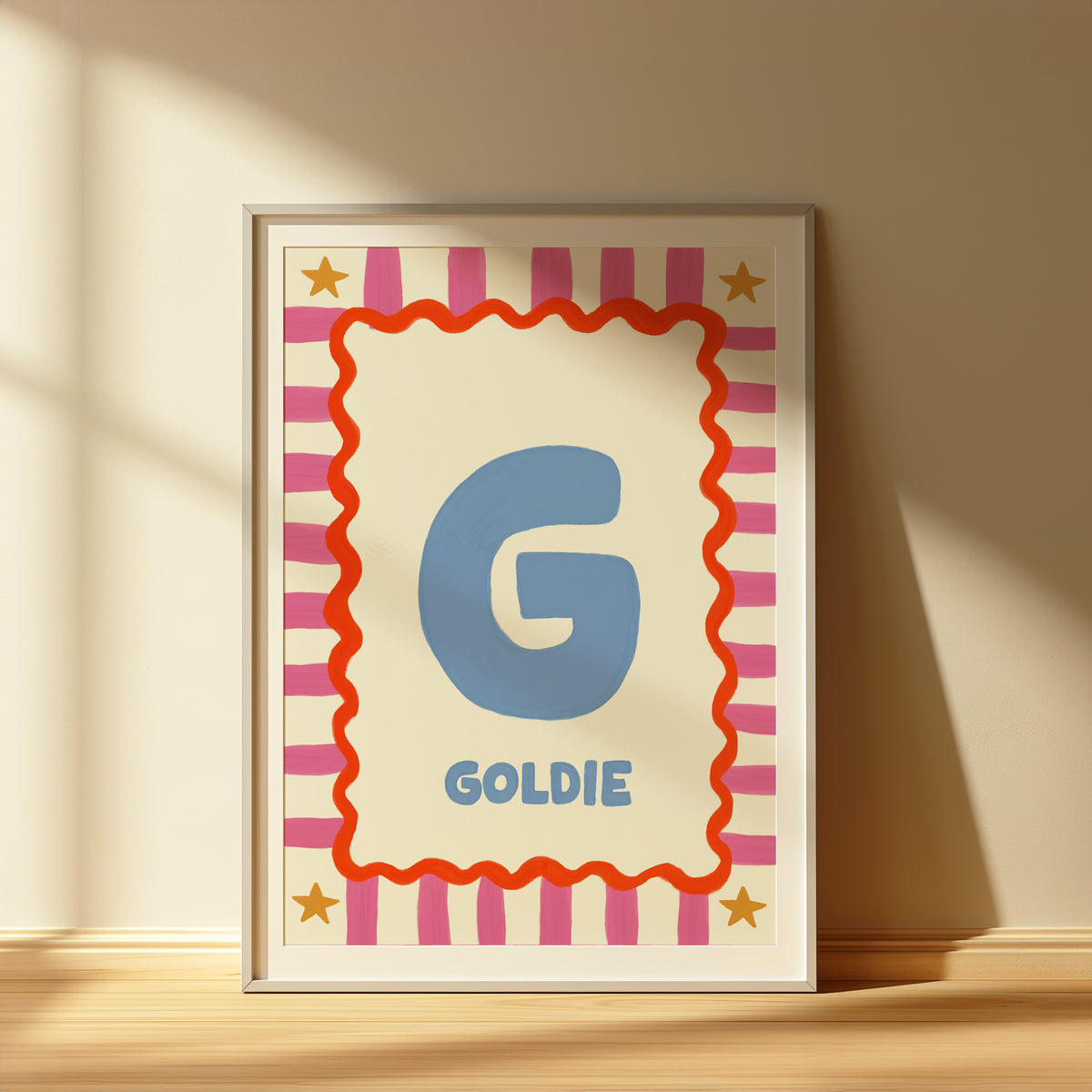 Personalised Kids Name Art Print