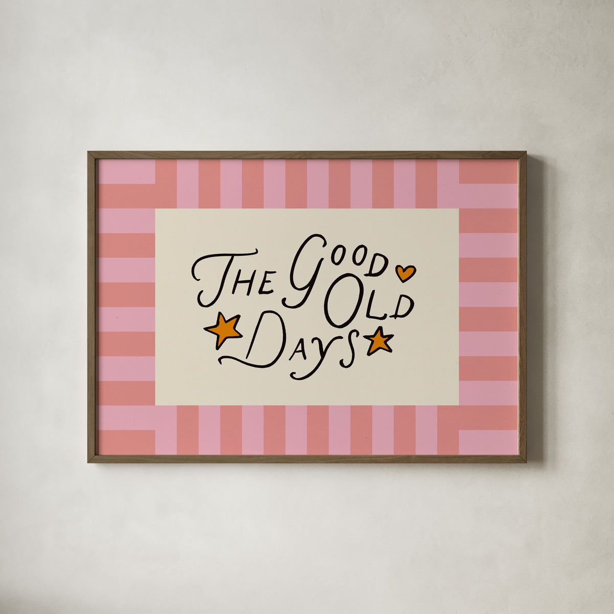 The Good Old Days Art Print