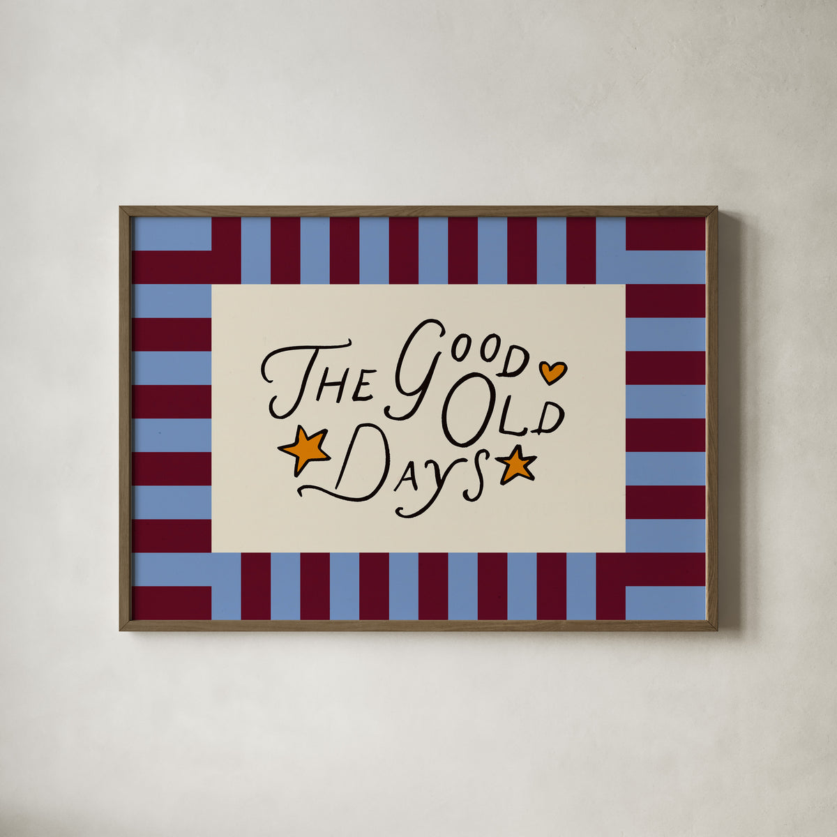 The Good Old Days Art Print