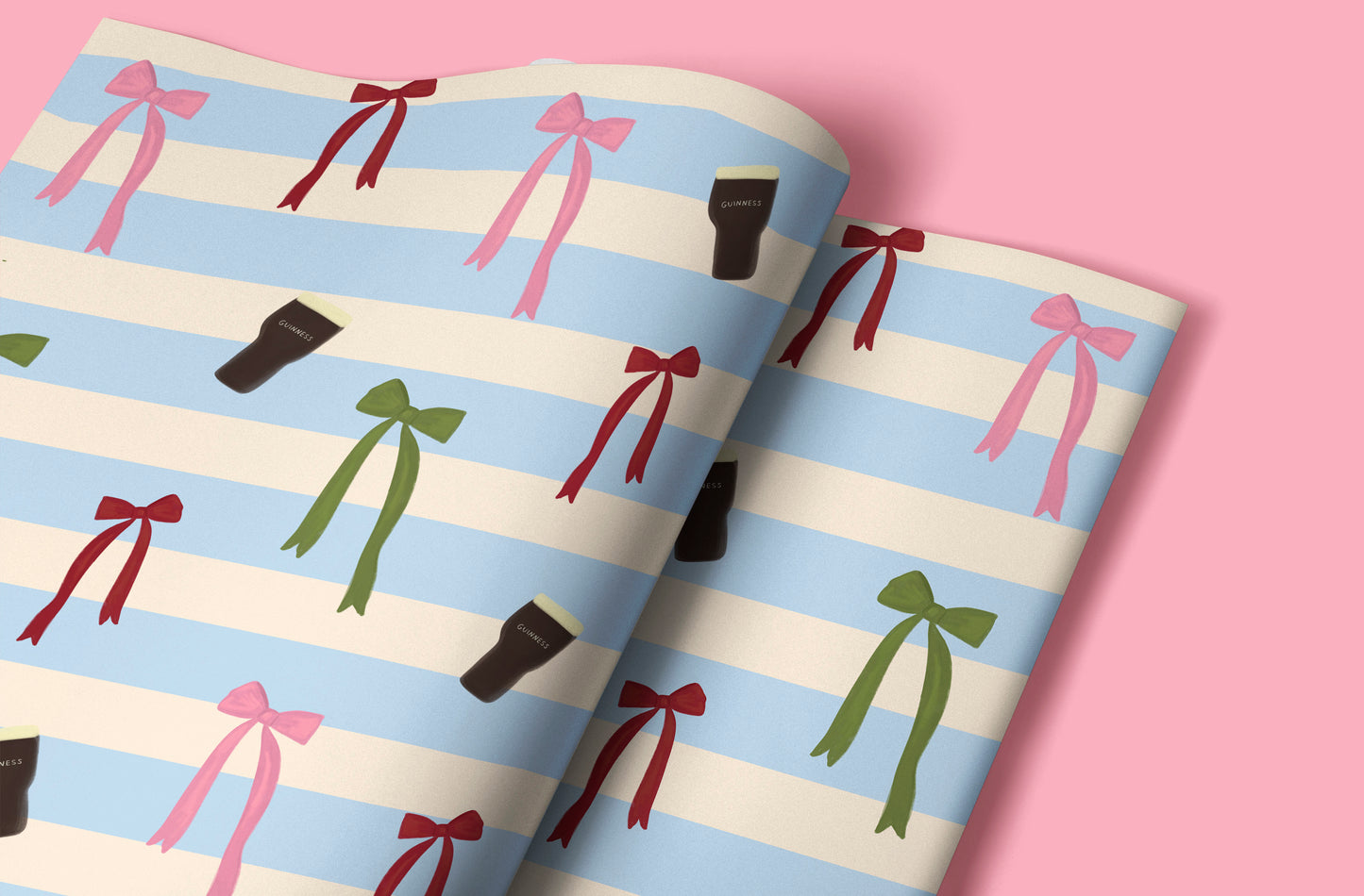 Guinness & Bows Christmas Gift Wrap