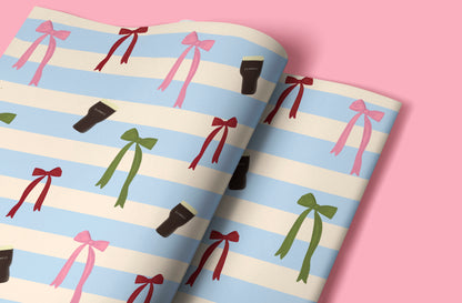 Guinness & Bows Christmas Gift Wrap