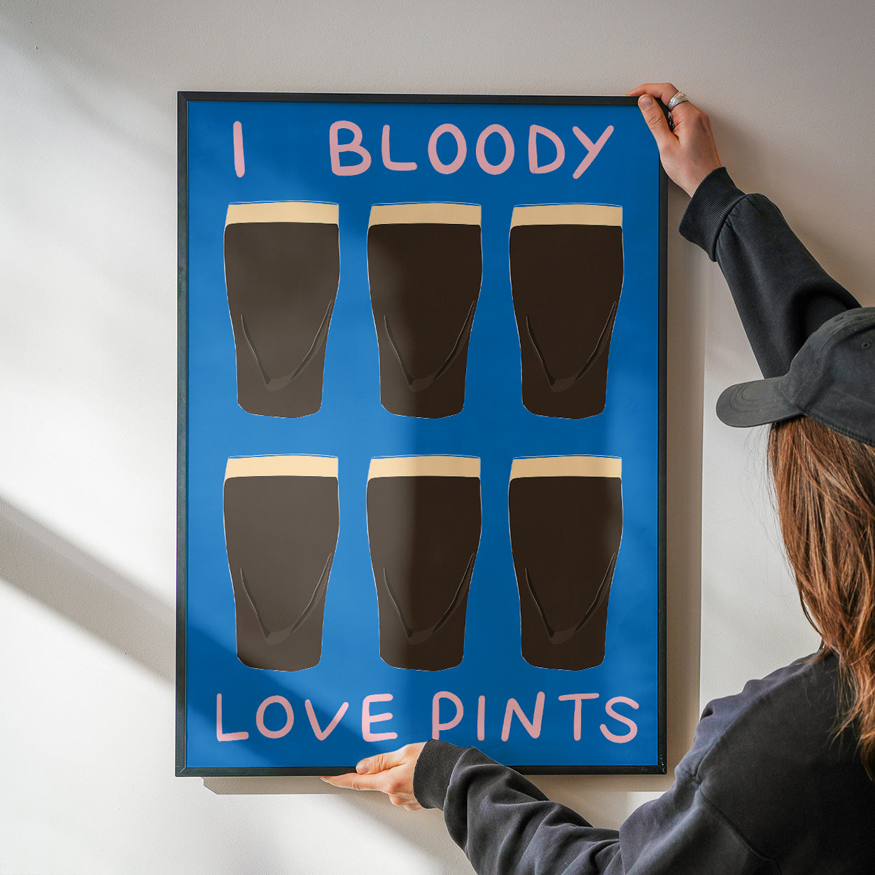 I Bloody Love Pints Guinness Print