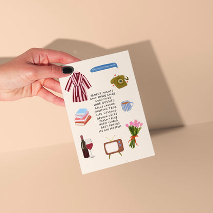 Me & My Mum Illustrations Card