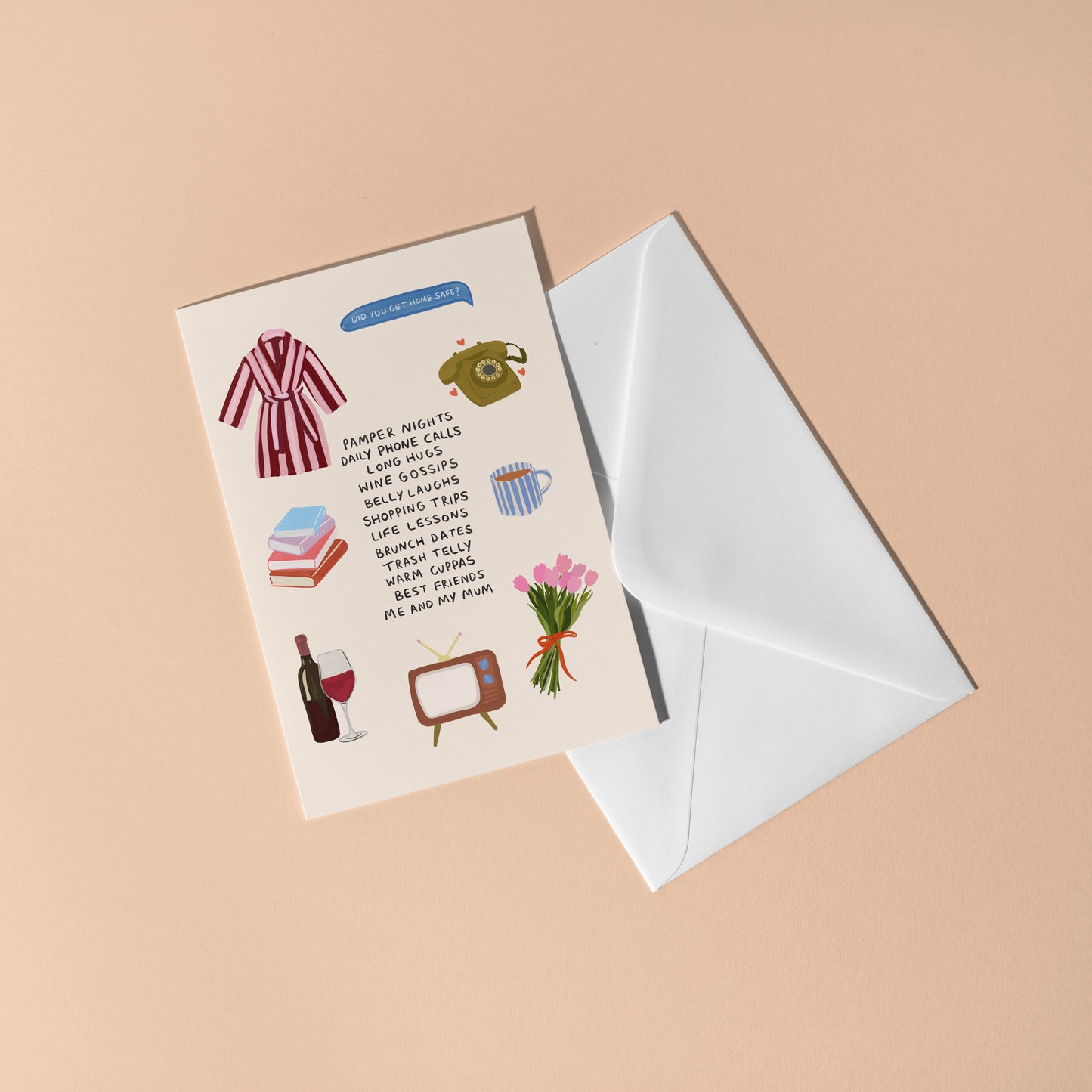 Me & My Mum Illustrations Card