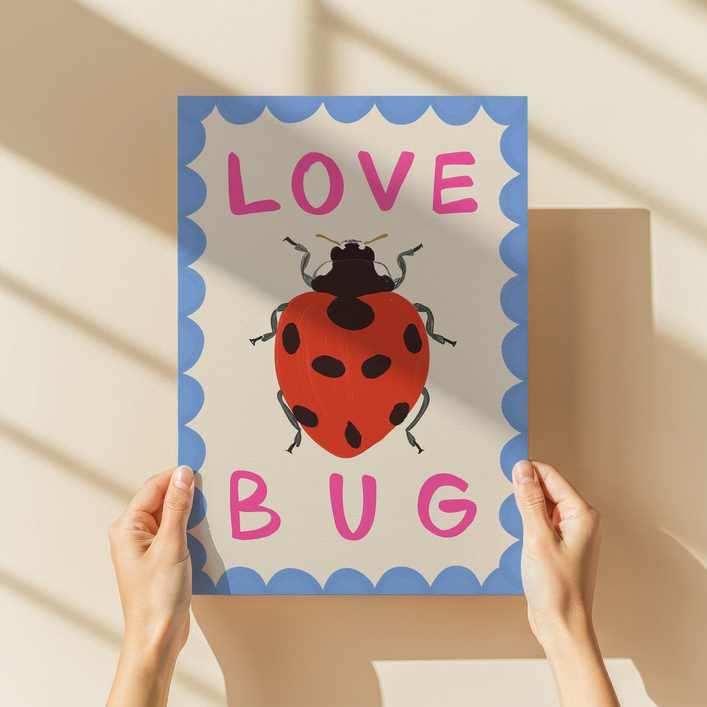 Love Bug Kids Art Print