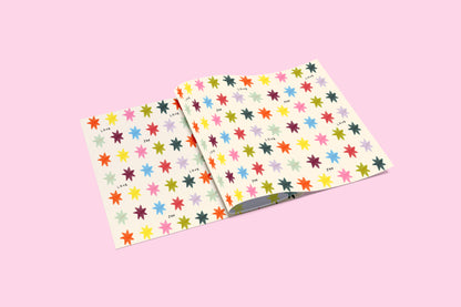 Love & Joy Star Pattern Gift Wrap