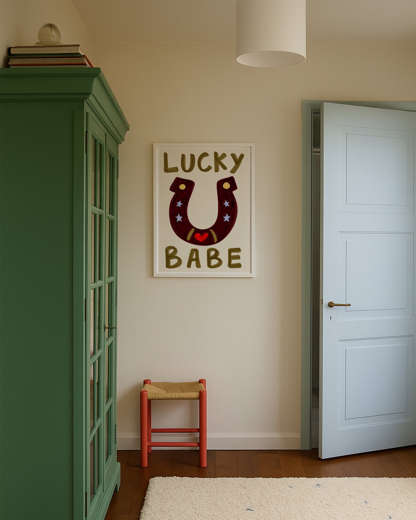 Lucky Babe Art Print