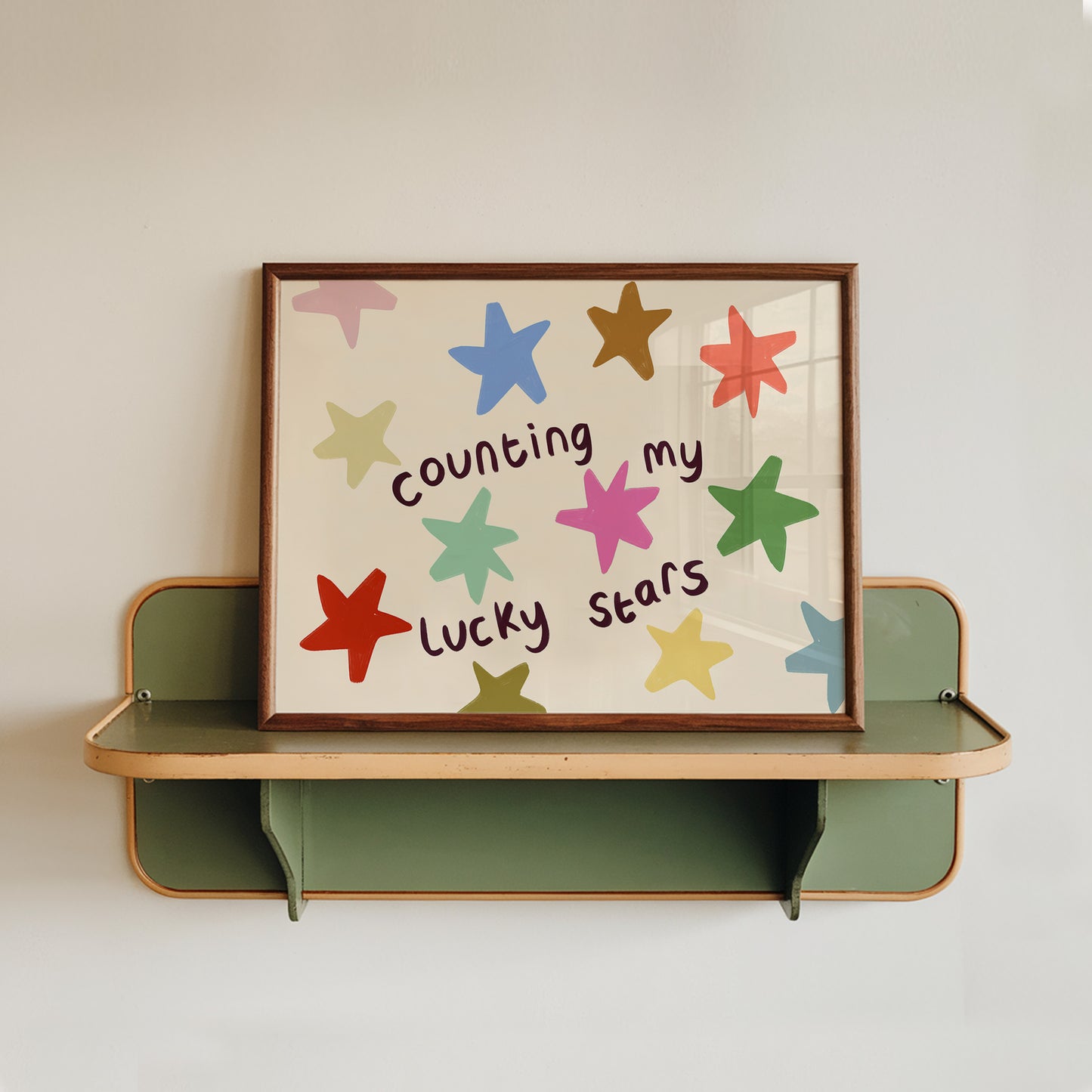 Lucky Stars Kids Art Print
