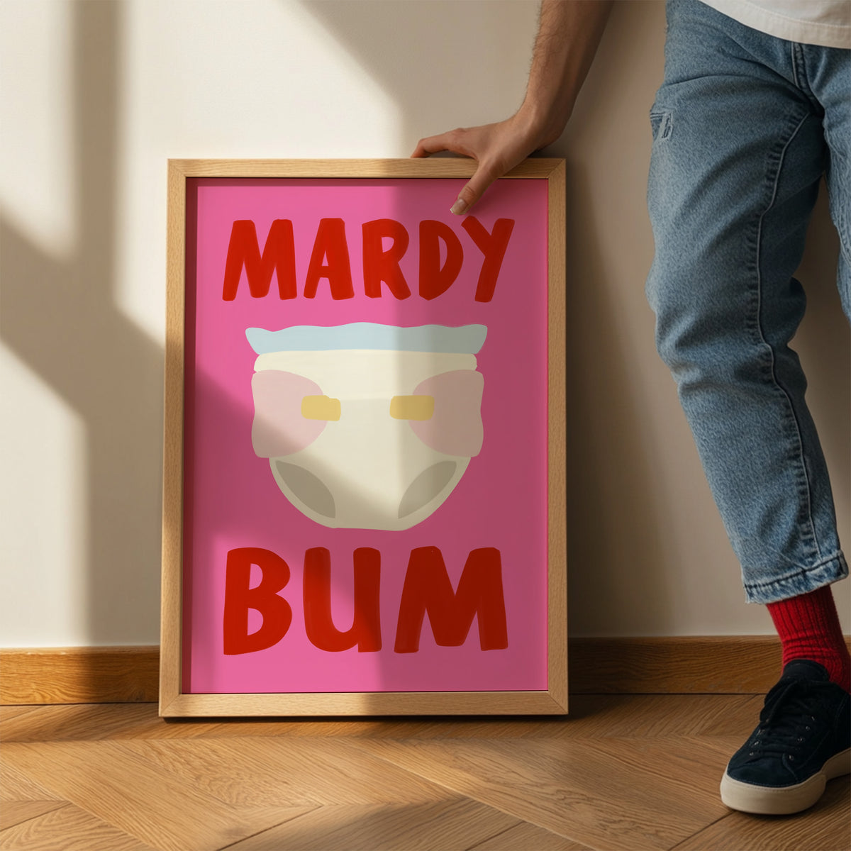 Mardy Bum Kids Art Print
