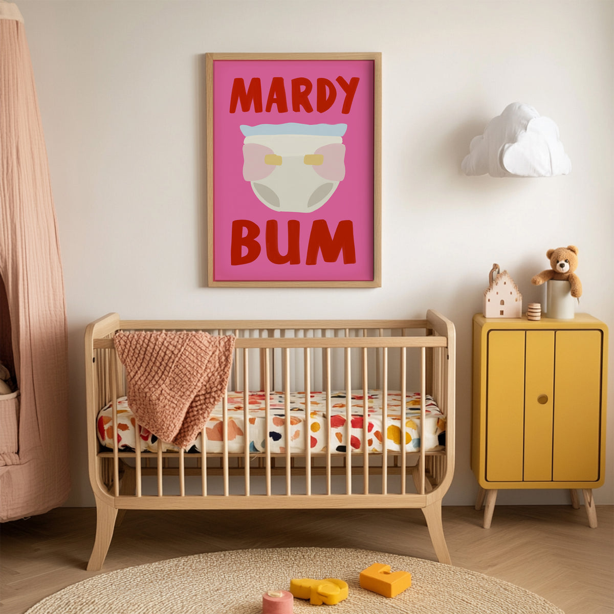 Mardy Bum Kids Art Print