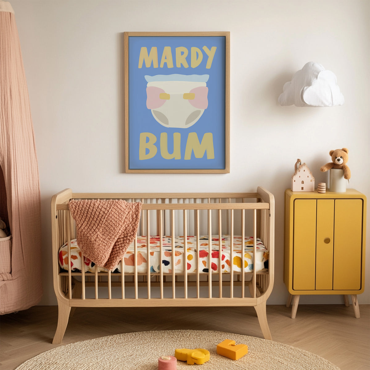 Mardy Bum Kids Art Print