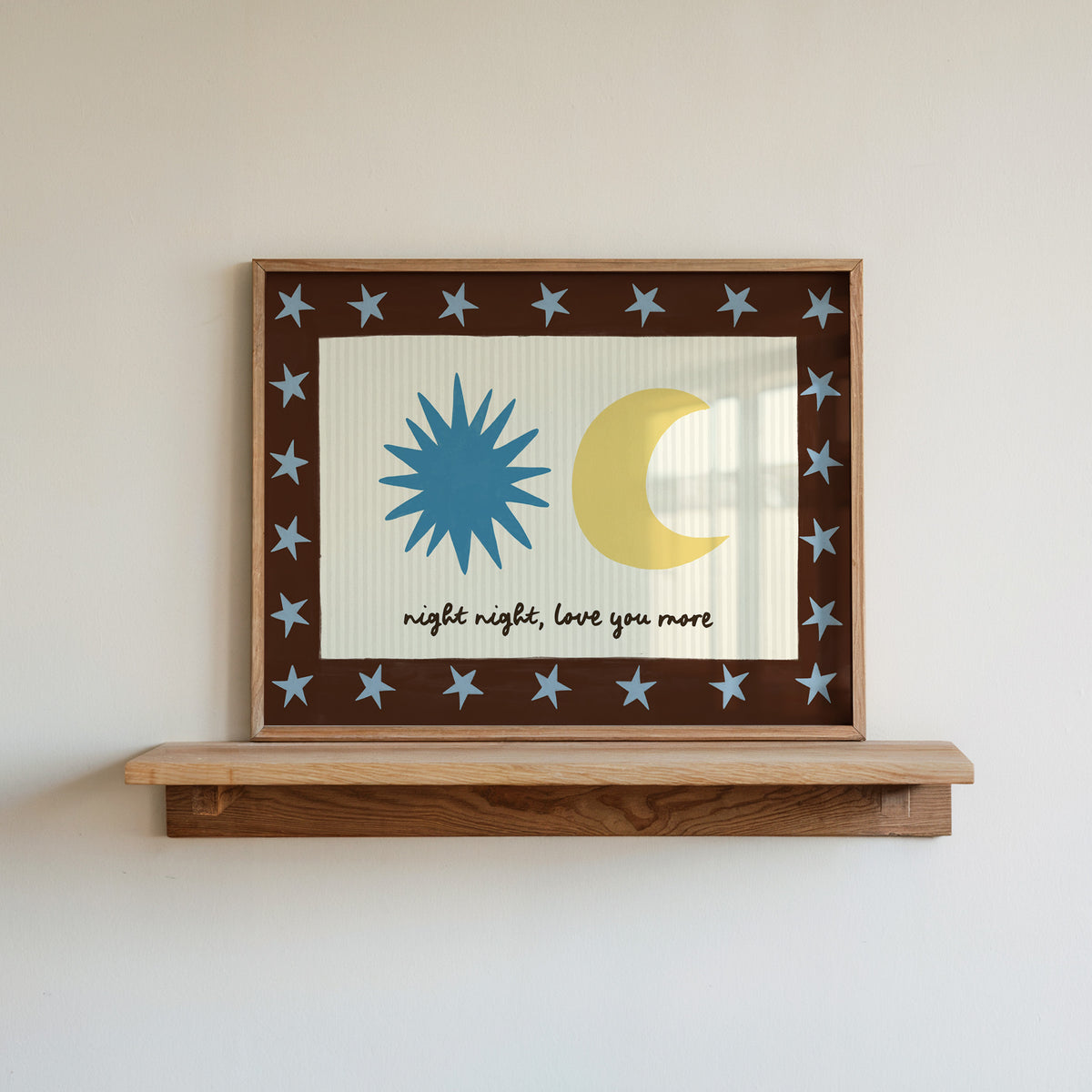 Night Night, Love You Kids Art Print