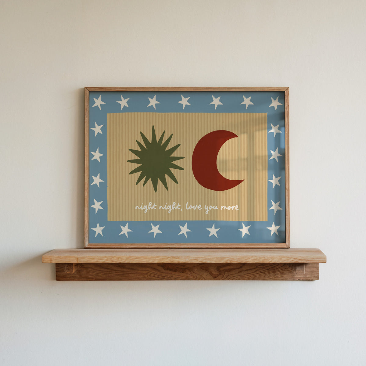 Night Night, Love You Kids Art Print