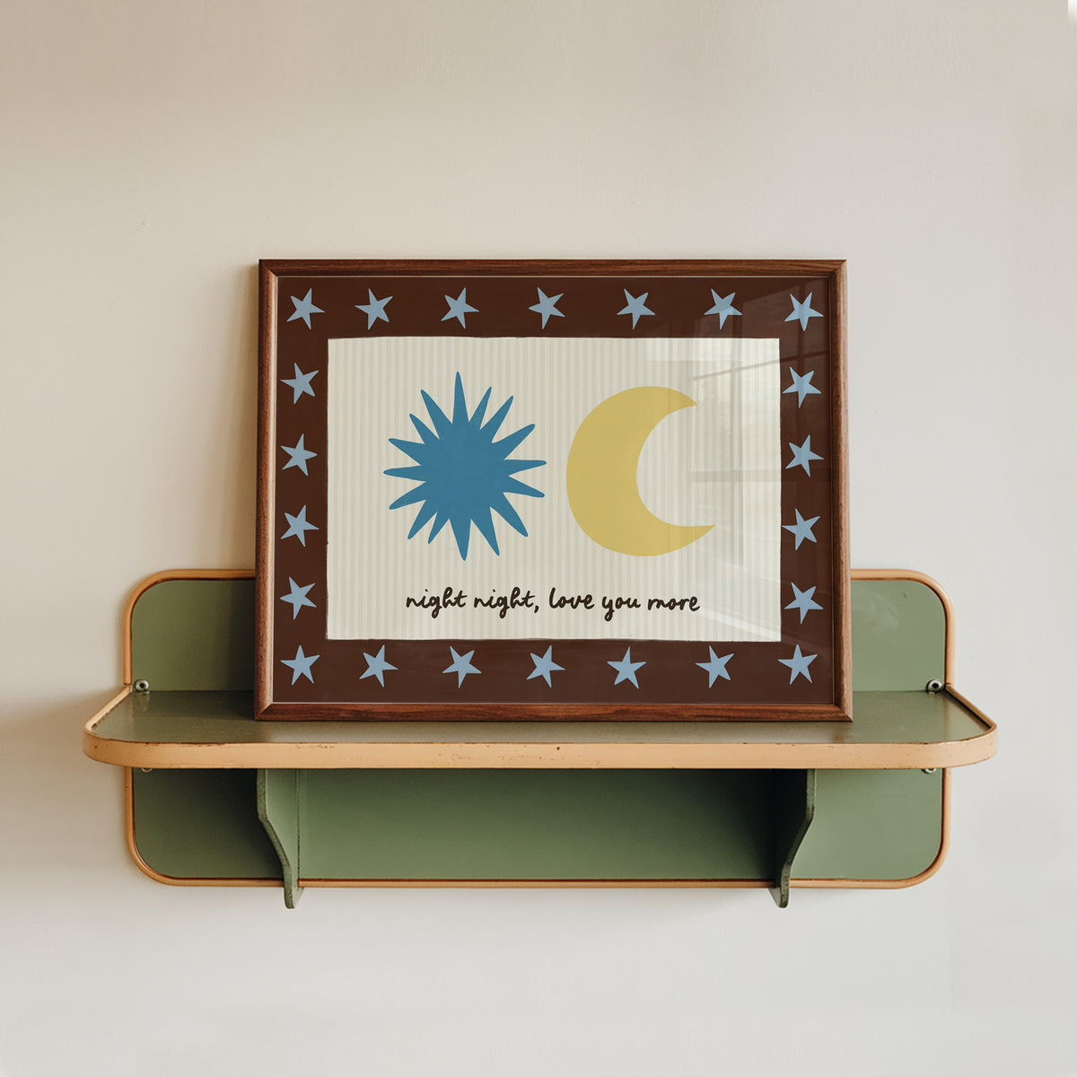 Night Night, Love You Kids Art Print