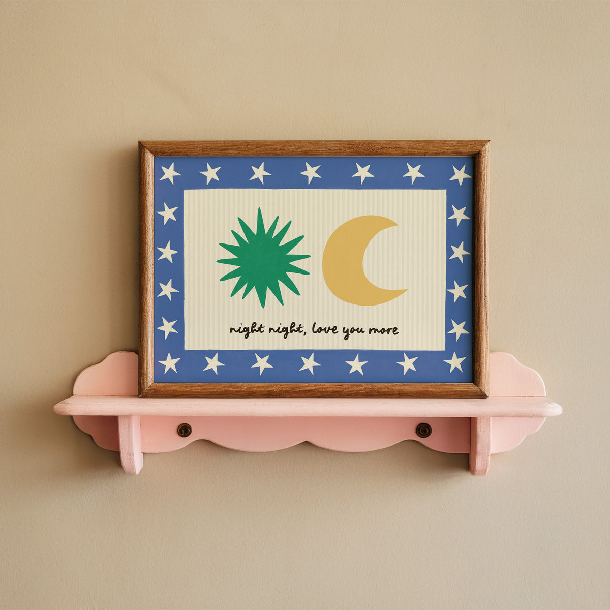 Night Night, Love You Kids Art Print