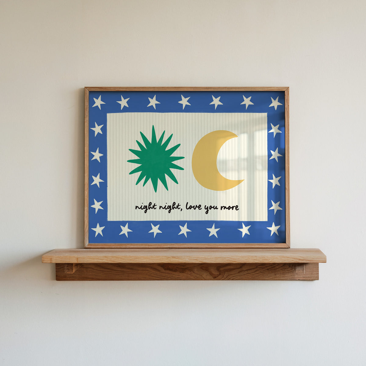 Night Night, Love You Kids Art Print