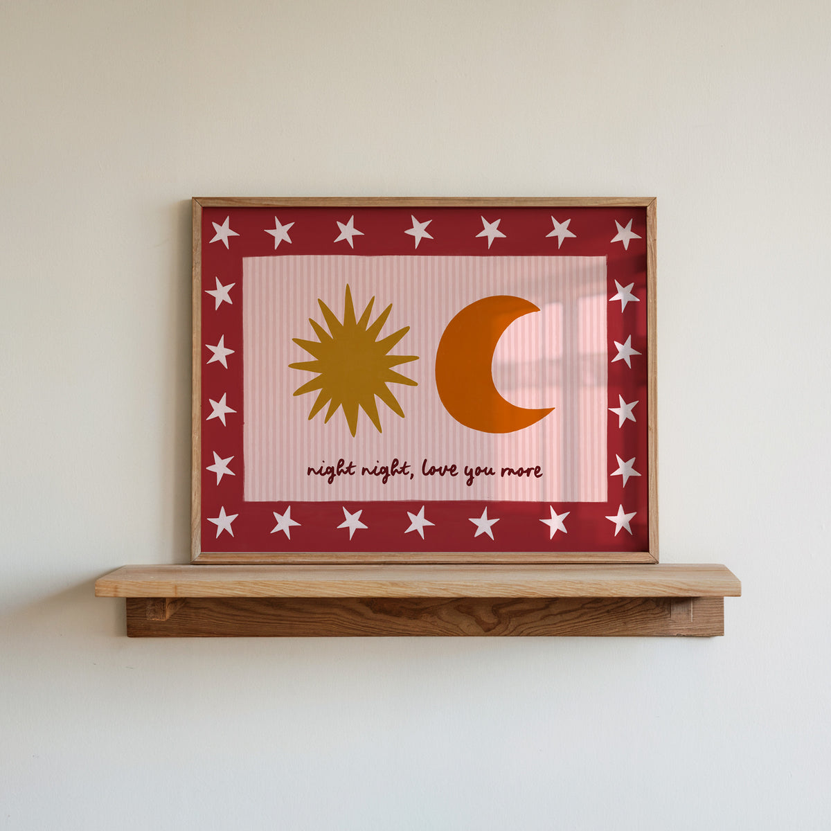 Night Night, Love You Kids Art Print
