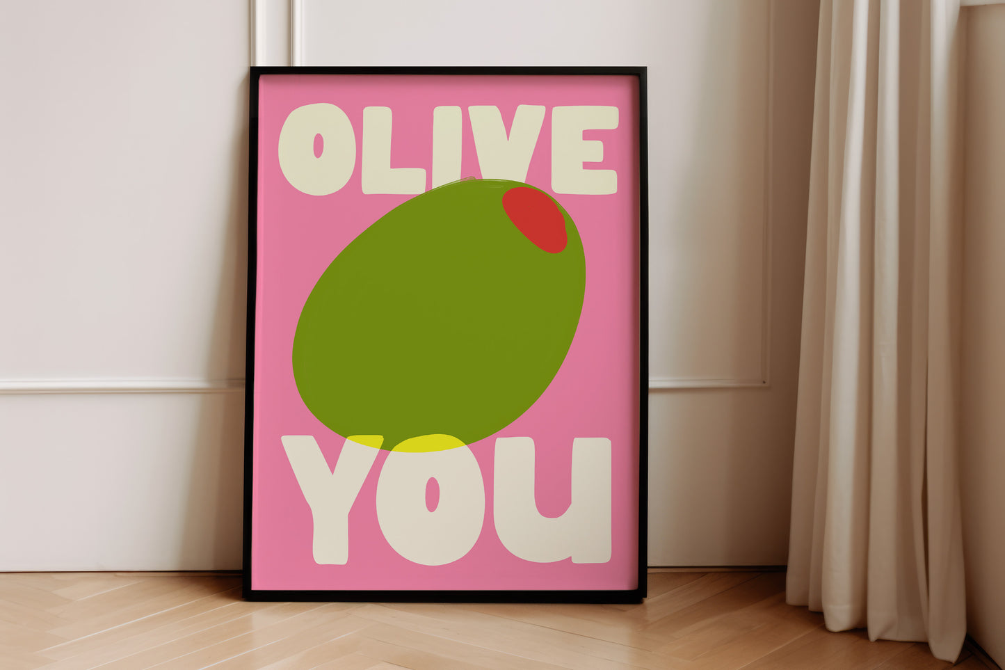 Olive You Print