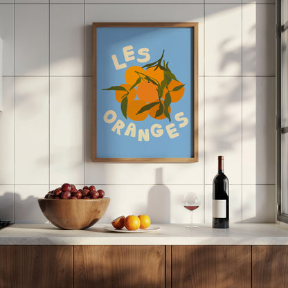 Les Oranges Art Print