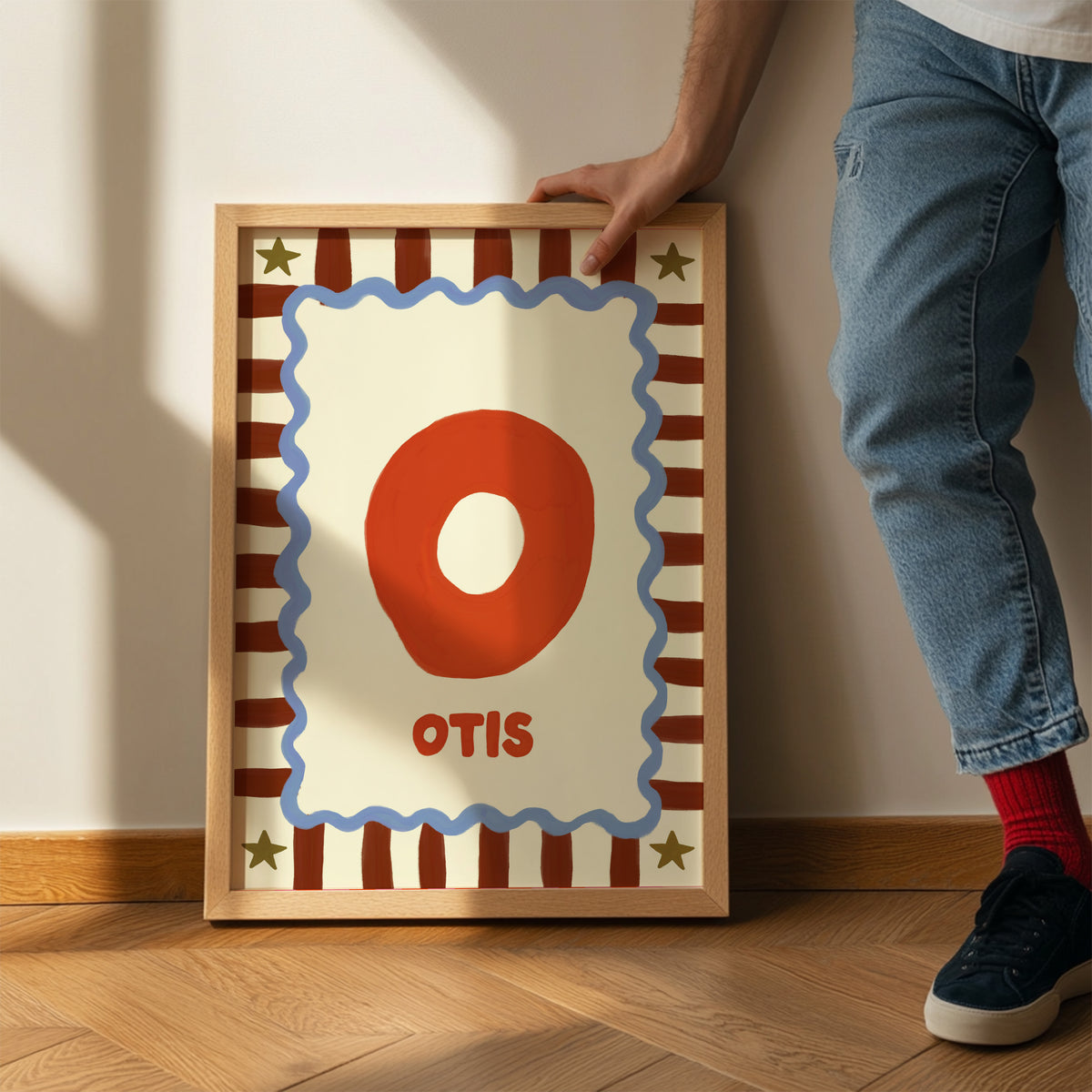 Personalised Kids Name Art Print