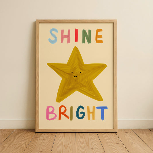 Shine Bright Kids Art Print