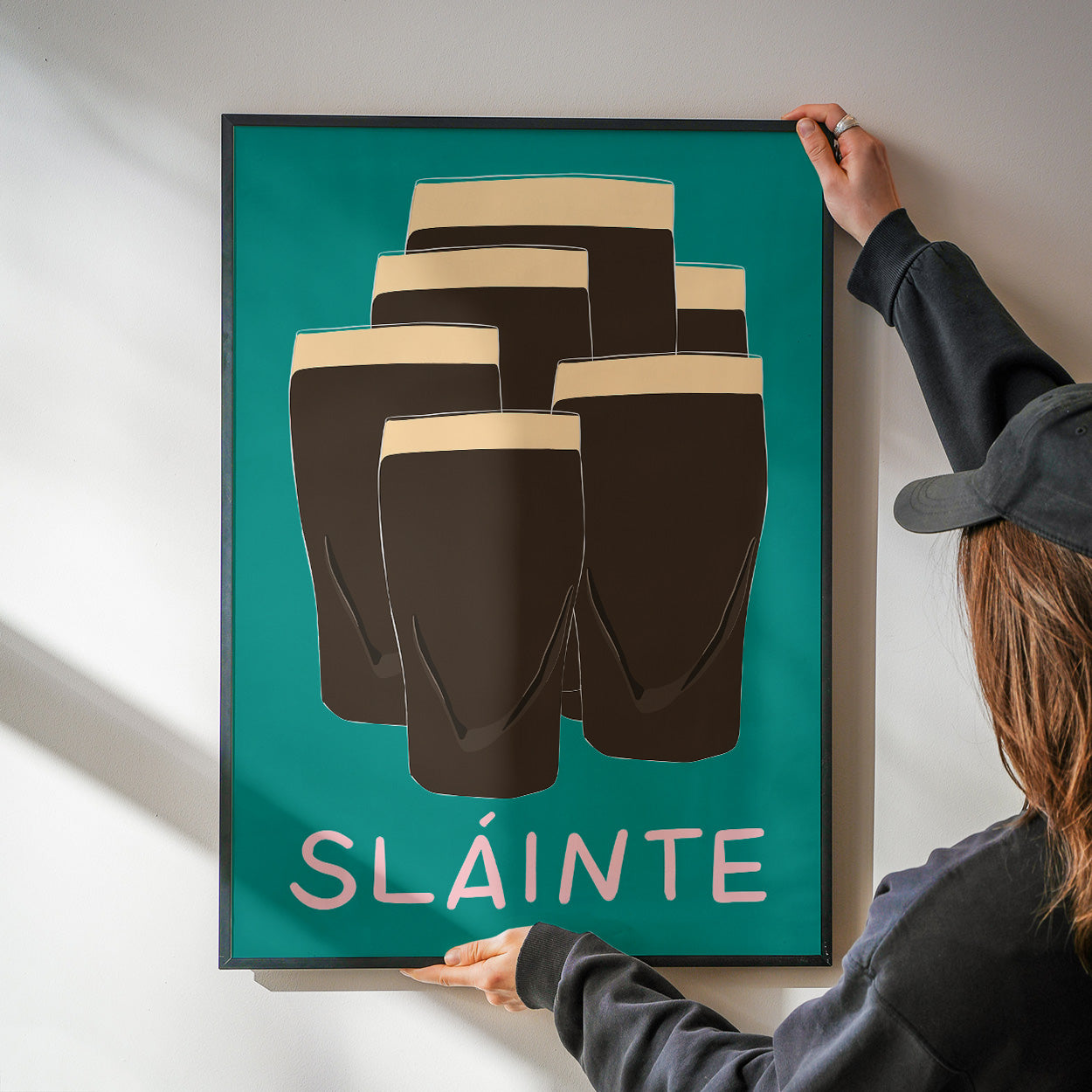 Sláinte 'Cheers' Guinness Print