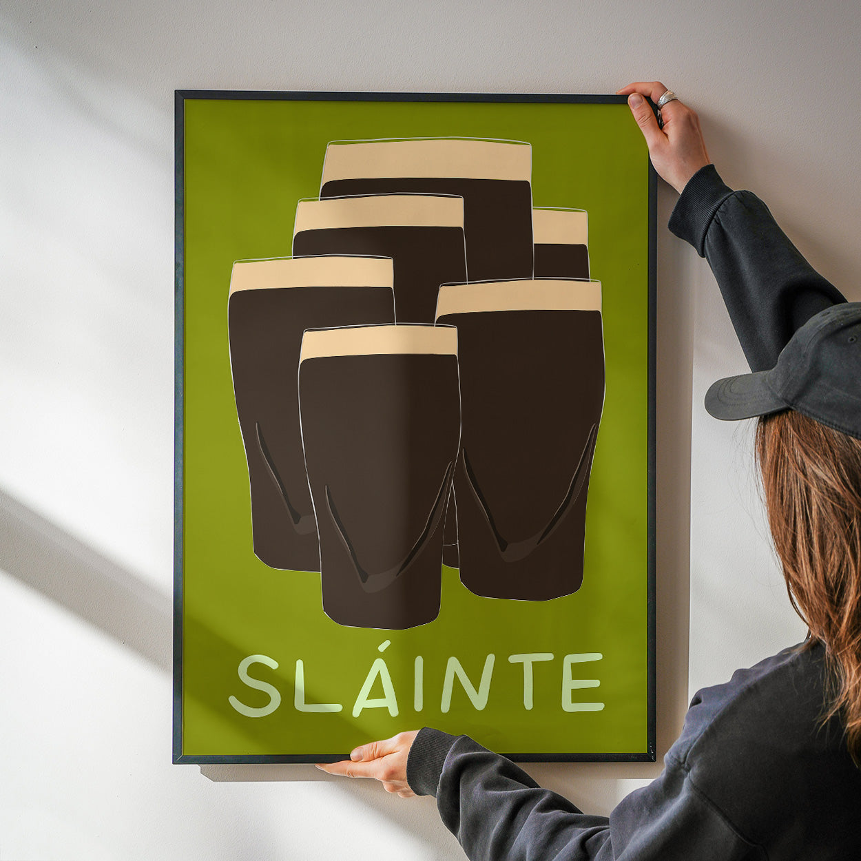 Sláinte 'Cheers' Guinness Print