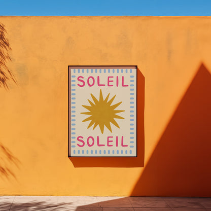 Soleil Art Print