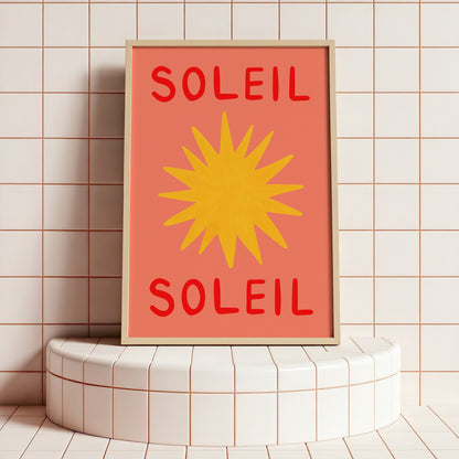 Soleil Art Print