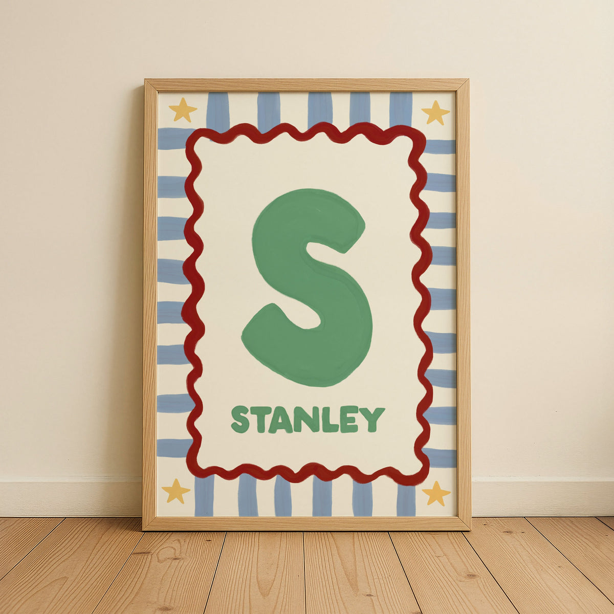 Personalised Kids Name Art Print