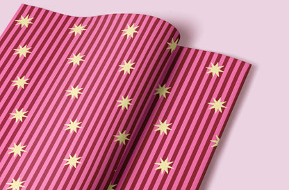Stripes & Stars Gift Wrap