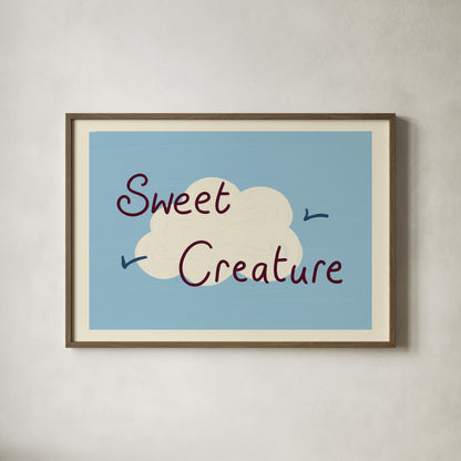 Sweet Creature Kids Art Print