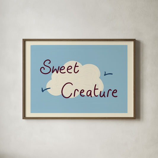 Sweet Creature Kids Art Print