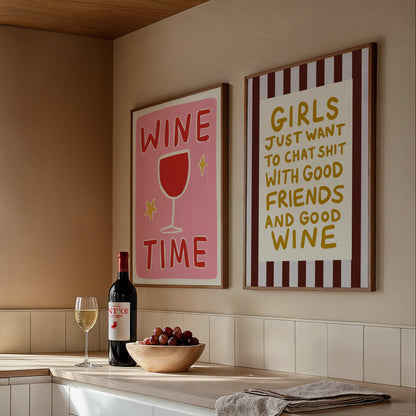 Girls Just Want... Art Print