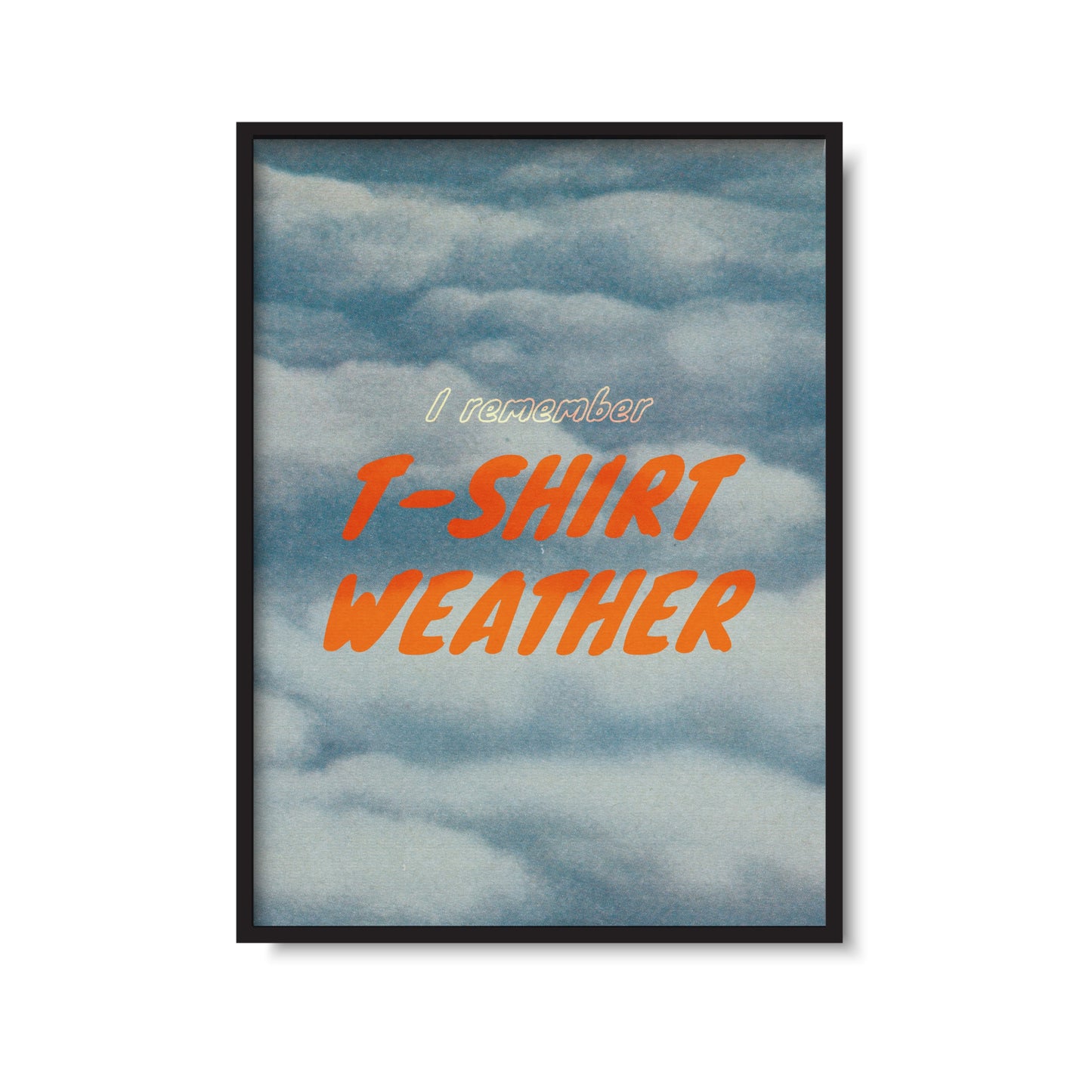 T-Shirt Weather Print