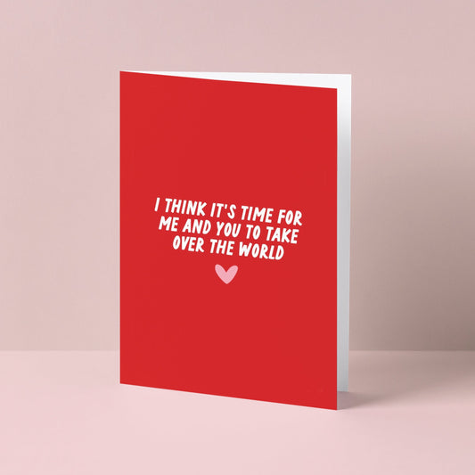 Take Over The World Card