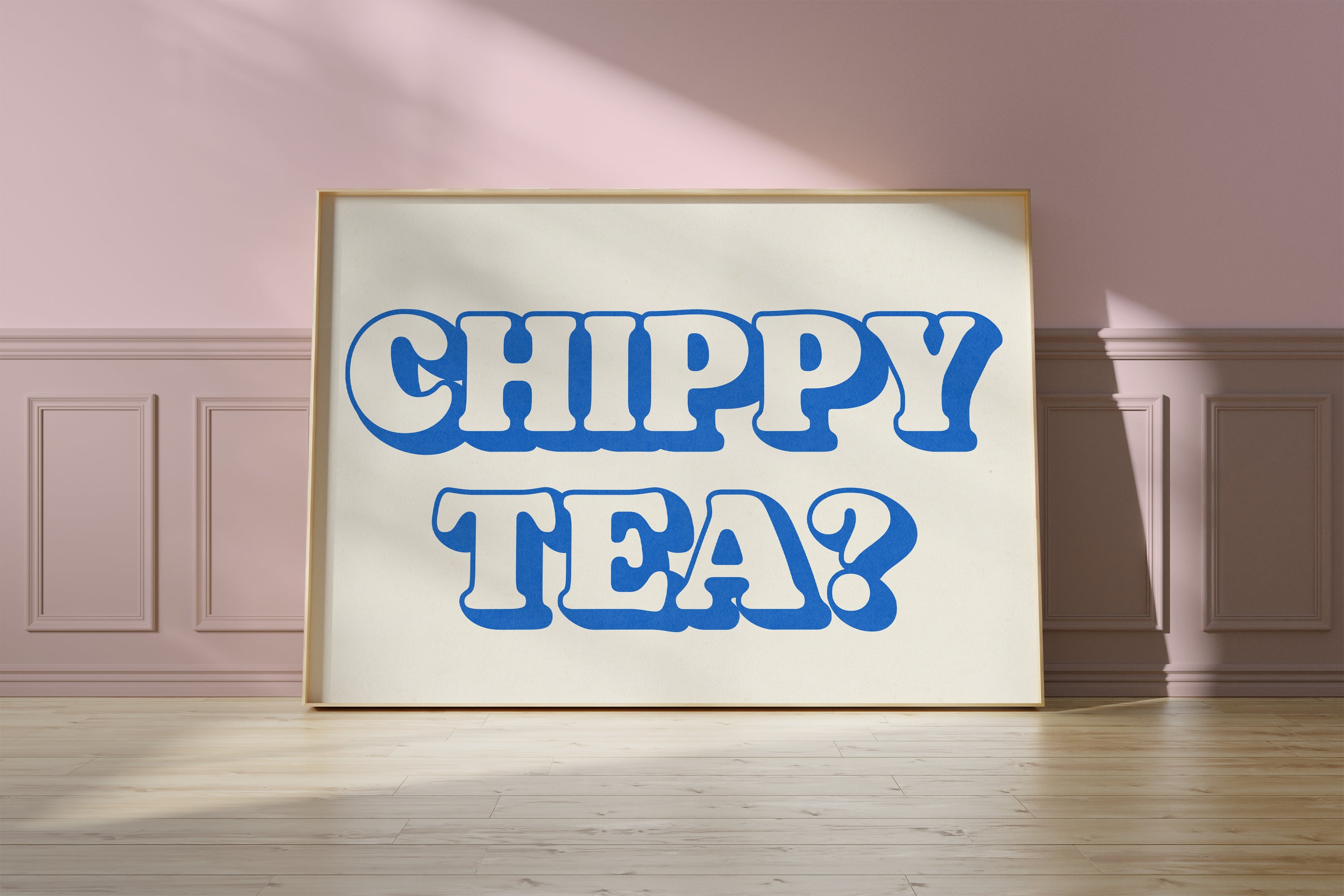 Chippy Tea? Print – Twisted Rebel Designs