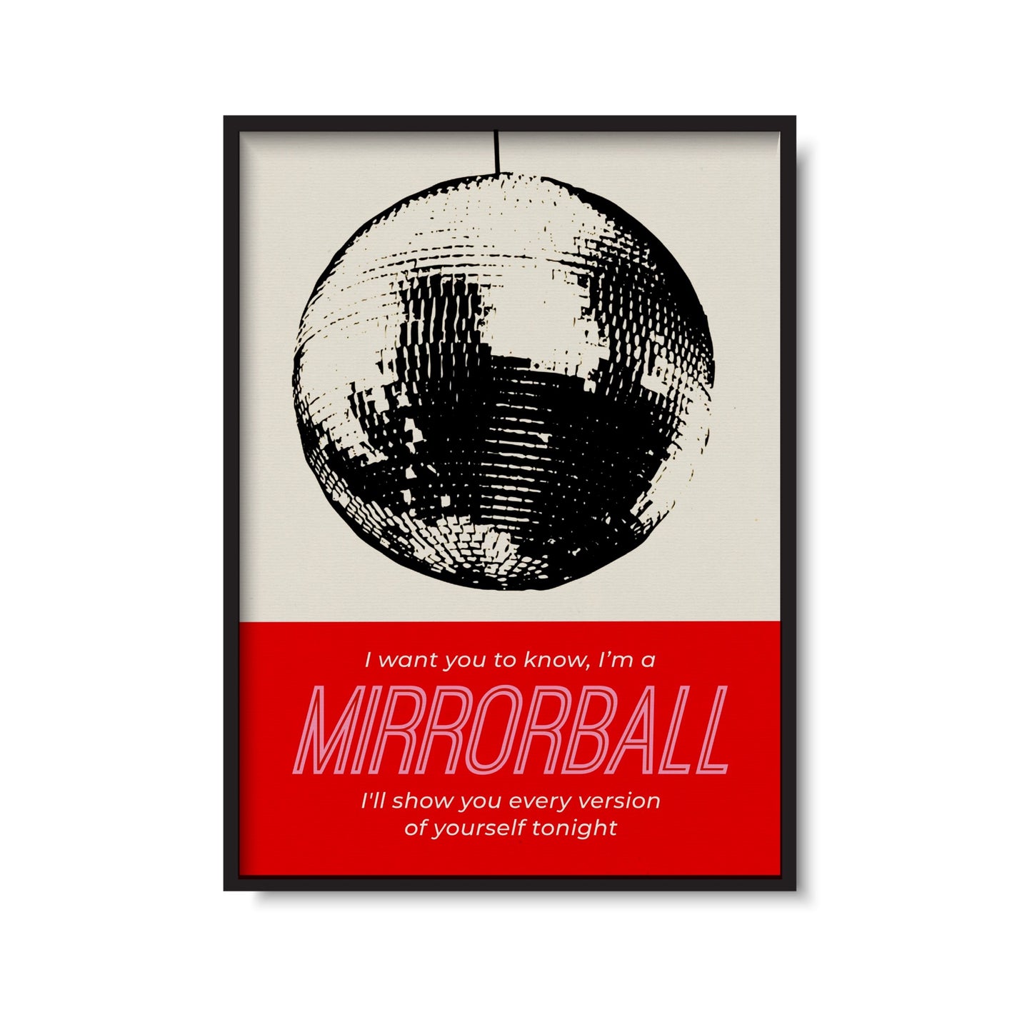 Mirrorball Print
