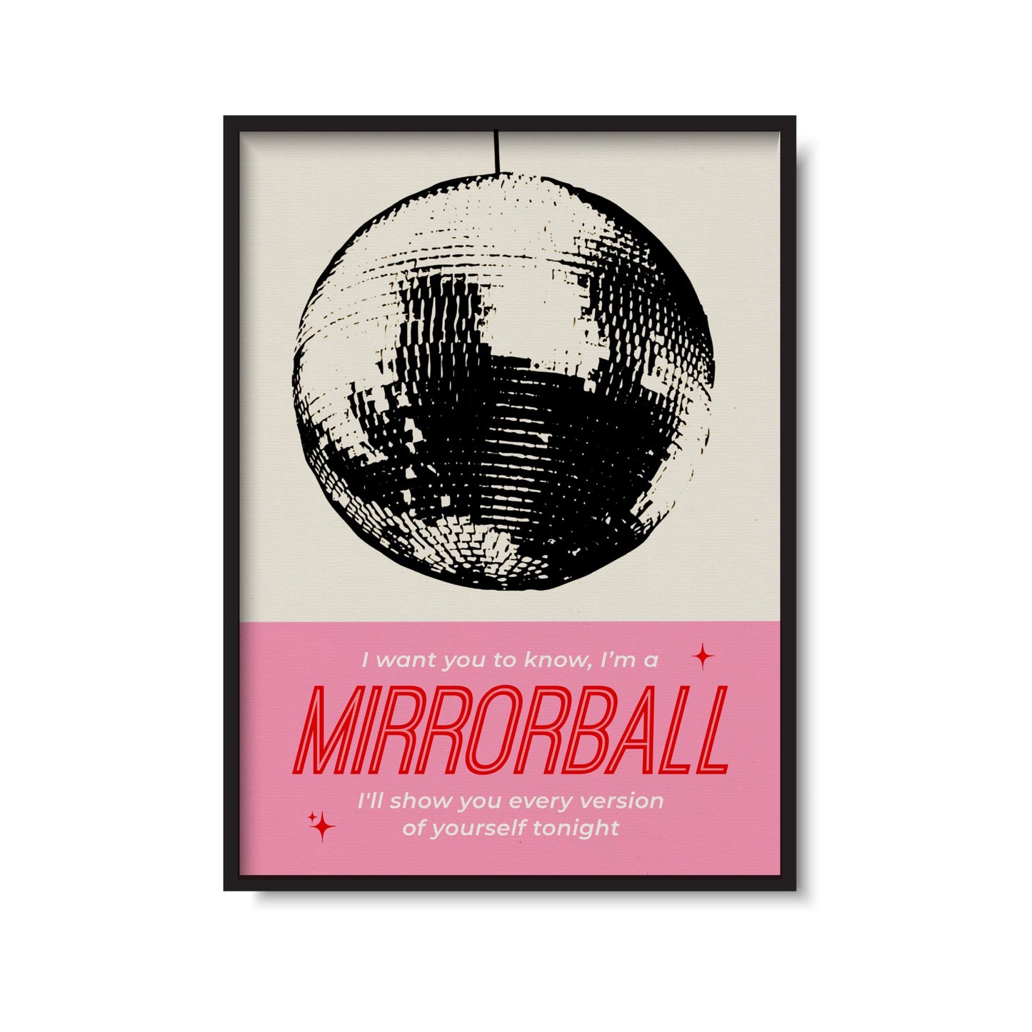 Mirrorball Print
