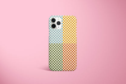 Funky Multi Checkerboard Phone Case