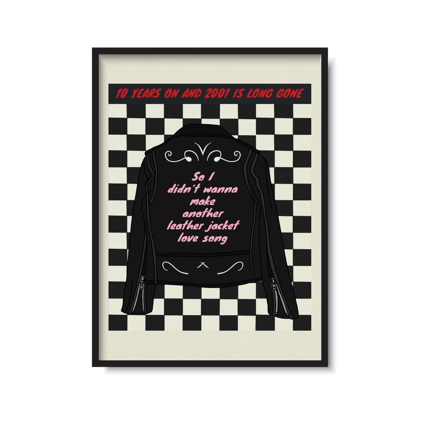 Leather Jacket Love Song Print