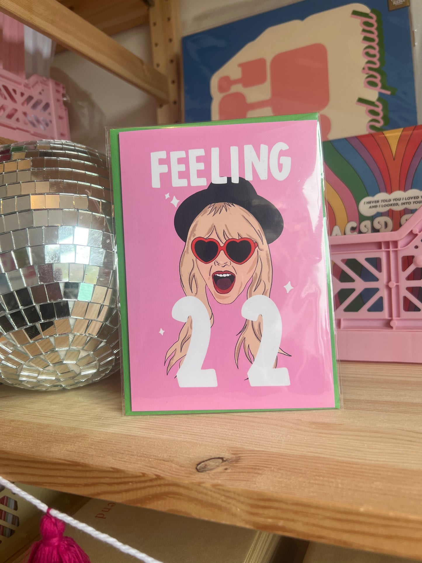Feeling 22 Birthday Card