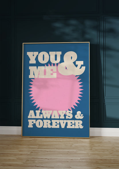 You & Me Print