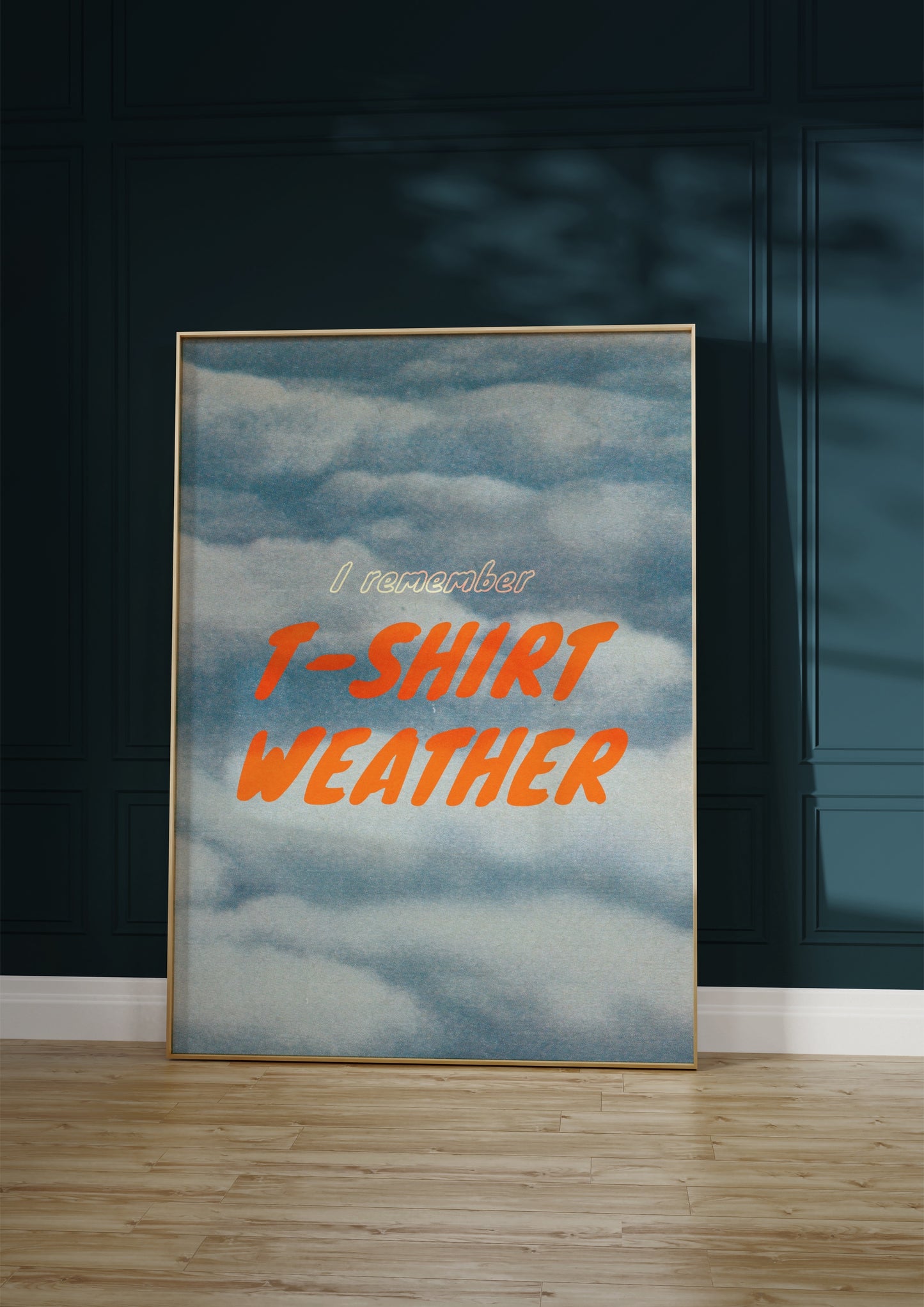 T-Shirt Weather Print