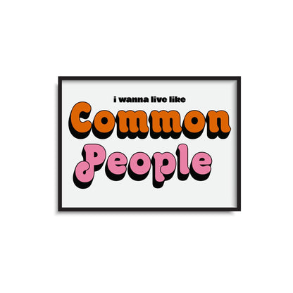 Common People Print