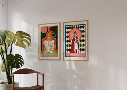 The Queen Freddie Tarot Print